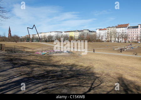 Parc Görlitzer, Kreuzberg, Berlin, Allemagne Banque D'Images