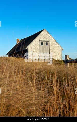 Boat House et port de Chatham, cape cod, ma Banque D'Images