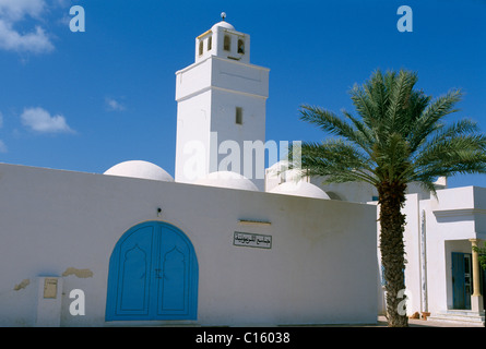 Mosquée, Guellala, Djerba, Tunisie, Afrique du Nord Banque D'Images