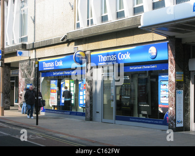 Maison de Vacances Thomas Cook détaillant Worthing West Sussex Banque D'Images