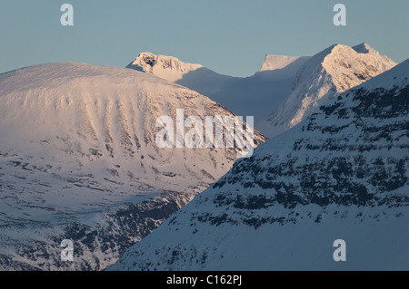 Le parc national de Stora, Laponia Sjoefallet Banque D'Images