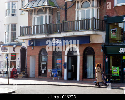 Banque RBS Worthing West Sussex Banque D'Images