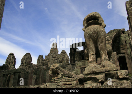 Le Bayon, Angkor Thom, Siem Reap, Cambodge Banque D'Images