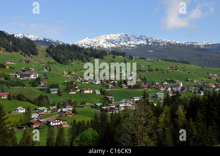 Hirschegg Kleinwalsertal, Vorarlberg, Autriche, Europe Banque D'Images