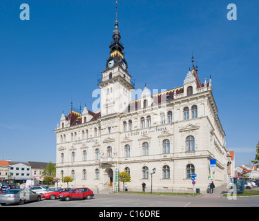 L'hôtel de ville de Laa an der Thaya, Weinviertel, Basse Autriche, Autriche, Europe Banque D'Images