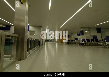 À l'intérieur de l'aéroport de Lajes dans l'île de Terceira, dans les Açores. Banque D'Images
