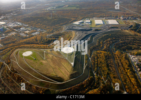 Vue aérienne, horizon observatoire, Halde, terril Hoheward, Herten, Nordrhein-Westfalen, Germany, Europe Banque D'Images