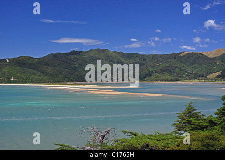 Takapou Bay, parc national Abel Tasman, région de Nelson, île du Sud, Nouvelle-Zélande Banque D'Images