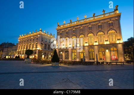 Musée des beaux-arts, Musée de beaux arts et de la Chambre de Commerce, Maison du Commerce, Place Stanislas à Nancy, Lorraine, France Banque D'Images