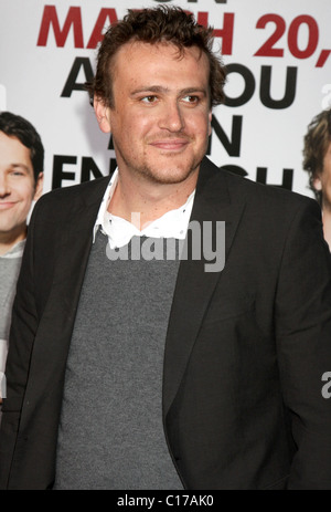 Jason Segel assiste à la première de Los Angeles "I Love You, Man' qui s'est tenue le Mann's Village Théâtre. Westwood, Californie - Banque D'Images