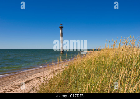 Kippsaare Harielaide phare, péninsule, Vilsandi National Park, l'île de Saaremaa, dans la région de la mer Baltique, l'Estonie, Pays Baltes Banque D'Images