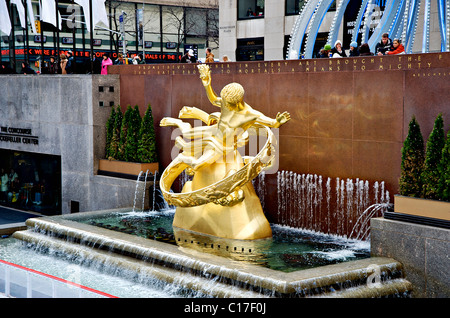 Le Rockefeller Center, New York, New York Banque D'Images