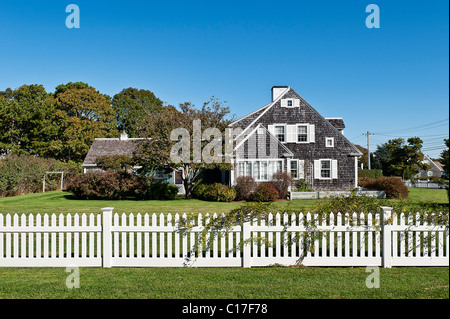 Maison traditionnelle de style Cape Cod, dennisport, cape cod, ma, Massachusetts Banque D'Images