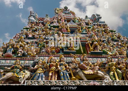 Sri Veeramakaliamman temple hindou de Singapour Serangoon Road Banque D'Images