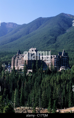 Le Canada, l'Alberta, parc national de Banff, Banff Spring Hotel (luxe) Banque D'Images