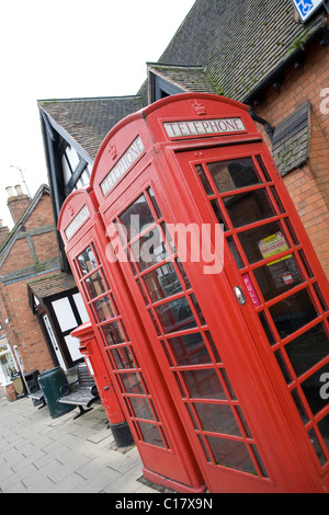 Boîte de téléphone à Stratford upon Avon Banque D'Images