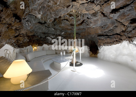 Fundación César Manrique ou fondation Cesar Manrique, ancienne maison de l'artiste en Tahiche, Lanzarote, îles Canaries, Espagne Banque D'Images