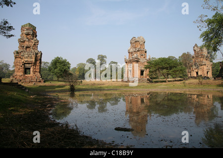 Kleang groupe temple à Angkor, Cambodge Banque D'Images