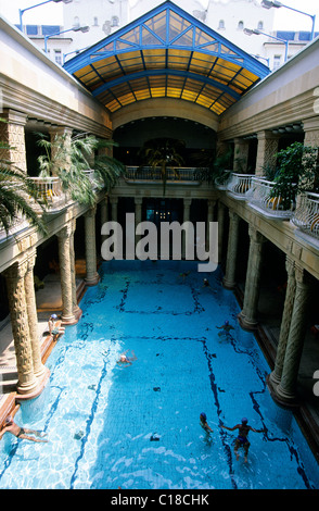 Hongrie, Budapest, hôtel-spa Gellert à Buda Banque D'Images