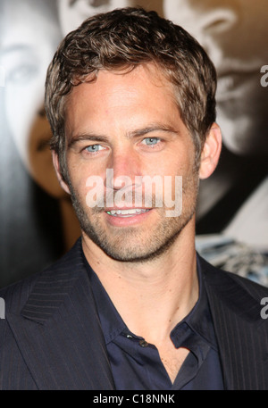 Paul Walker Première mondiale de "Fast & Furious", tenue à l'Amphithéâtre Gibson Universal City, Californie - 12.03.09 A PARTIR Nikki Banque D'Images