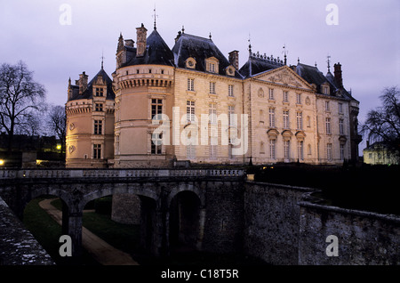 France, Sarthe, Château du Lude Banque D'Images