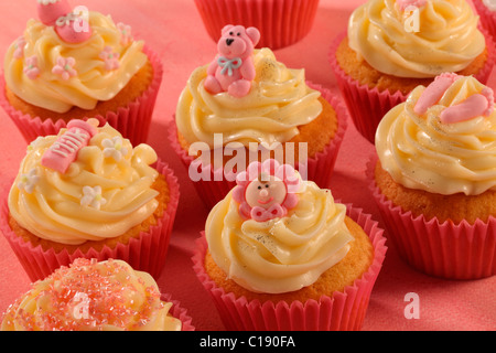 Petits gâteaux de douche de bébé Banque D'Images