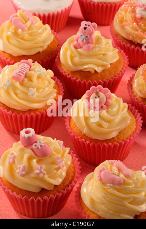 Petits gâteaux de douche de bébé Banque D'Images