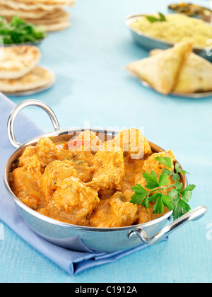 Poulet tikka masala Banque D'Images