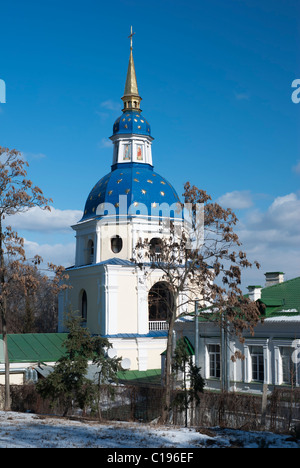 En clocher Vydubytsky monastère (XVIIIE-xixe siècles), Kiev, Ukraine Banque D'Images