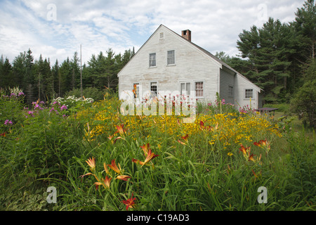 Le Russell-Colbath Homestead historique qui faisait partie de l'établissement Passaconaway à Albany, New Hampshire, USA Banque D'Images