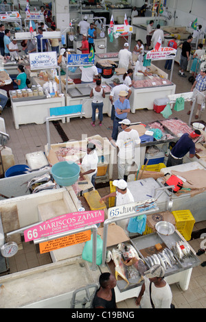 Panama,Latin,Amérique Centrale,Panama City,Ancon,Mercado de Mariscos,marché,marchand,shopping shopper shoppers magasins marché marchés acheter Banque D'Images