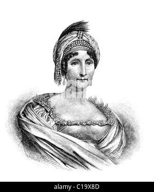 Nobile Maria Letizia Buonaparte était la mère de Napoléon Ier. Banque D'Images