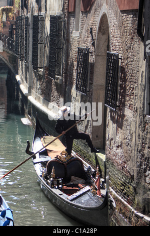 Gondole à Venise, Italie Banque D'Images