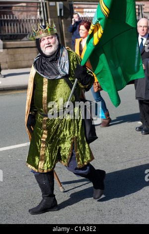 St Patricks Day Parade à Manchester, Angleterre le dimanche 13 mars 2011 Banque D'Images