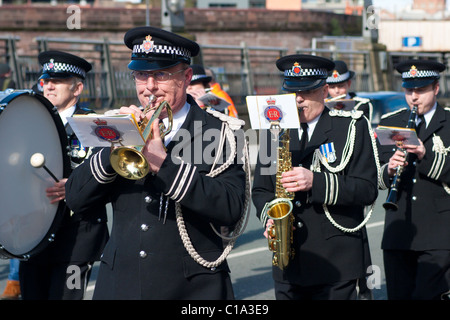 St Patricks Day Parade à Manchester, Angleterre le dimanche 13 mars 2011 Banque D'Images