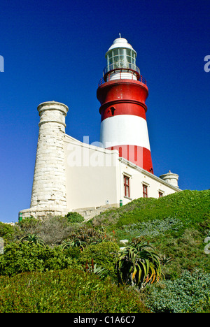 Cap Agulhas lighthouse, Western Cape, Afrique du Sud Banque D'Images