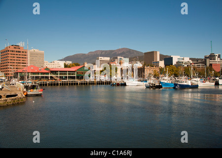 Constitution Dock et le front de mer de Hobart, Tasmanie, Australie Banque D'Images