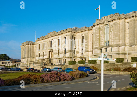 National Library of Wales EXTERIEUR Aberystwyth Ceredigion Cardioganshire Mid Wales Royaume-Uni Grande-Bretagne Banque D'Images