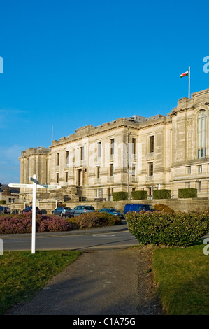 National Library of Wales EXTERIEUR Aberystwyth Ceredigion Cardioganshire Mid Wales Royaume-Uni Grande-Bretagne Banque D'Images