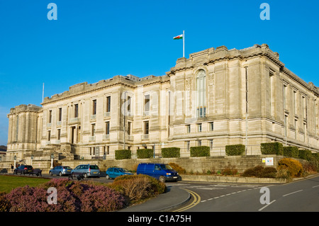 National Library of Wales EXTERIEUR Aberystwyth Ceredigion Cardioganshire Mid Wales Royaume-Uni Grande-Bretagne Banque D'Images