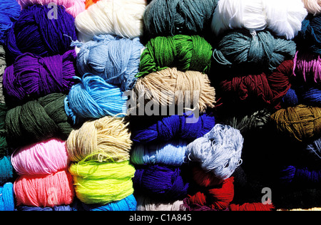 La Bolivie, Potosi, ville balle de laine Banque D'Images