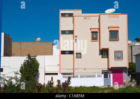 Les bâtiments résidentiels le Souss Agadir centrale sud du Maroc le nord-ouest de l'Afrique Banque D'Images