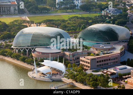 L'Esplanade - Theatres on the Bay. Marina Bay, Singapour Banque D'Images