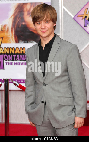 Jason Earles Première mondiale de Walt Disney Pictures 'Hanna Montana Le film' qui s'est tenue à l'El Capitan Theatre - Arrivées Banque D'Images
