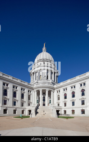 Capitole de l'État du Wisconsin, Madison, Wisconsin, USA Banque D'Images