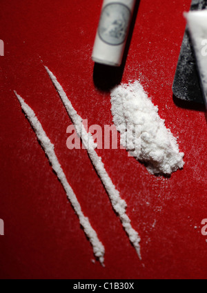 La méphédrone également connu sous le nom de 4-MMC, miaou miaou ou nourriture végétale. Un cadre juridique élevé et a maintenant été interdite Banque D'Images