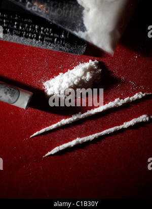 La méphédrone également connu sous le nom de 4-MMC, miaou miaou ou nourriture végétale. Un cadre juridique élevé et a maintenant été interdite Banque D'Images