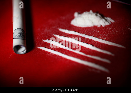 La méphédrone également connu sous le nom de 4-MMC, miaou miaou ou nourriture végétale. Un cadre juridique élevé et a maintenant été interdite Banque D'Images