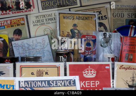 Fenêtre d'affichage dans les rues de Londres, Angleterre Banque D'Images