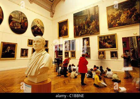 France, Haute Garonne, Toulouse, Musée des Augustins, Salle Rouge, peintures du xixe siècle Banque D'Images